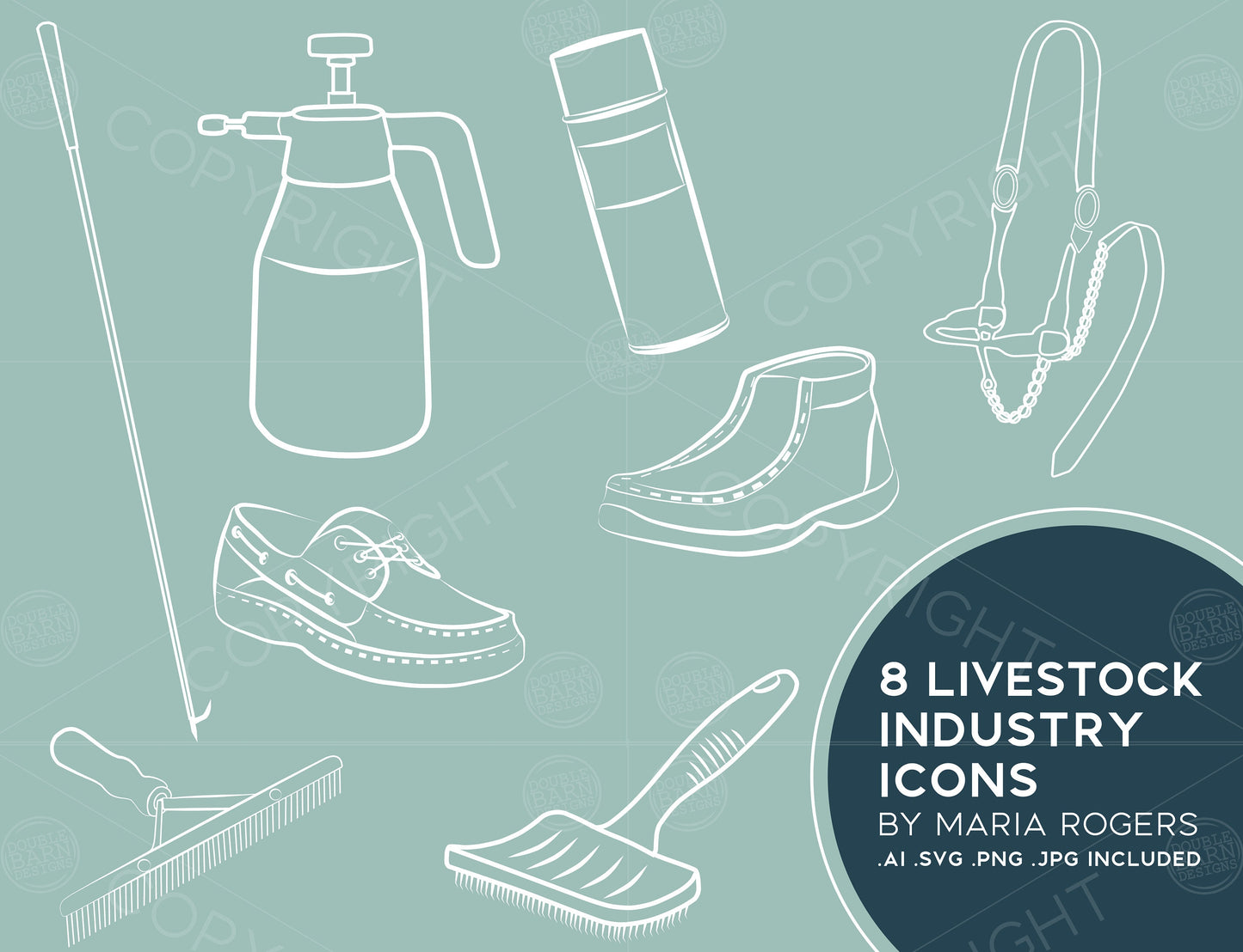 Stock Show Items - AI - SVG - PNG - Digital Downloads