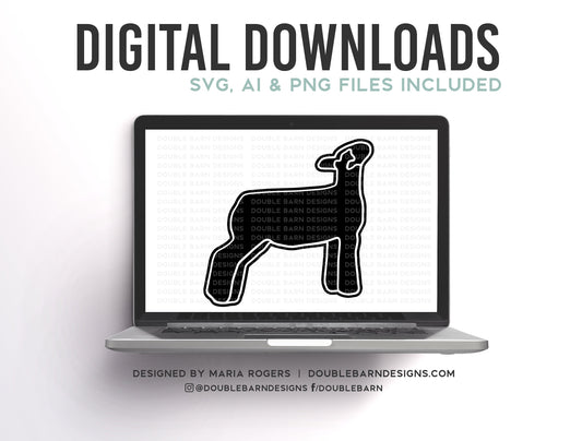 Lamb Profile Digital Download