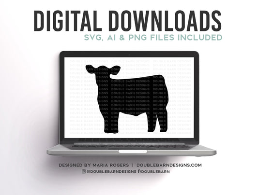 Show Cow Digital Download