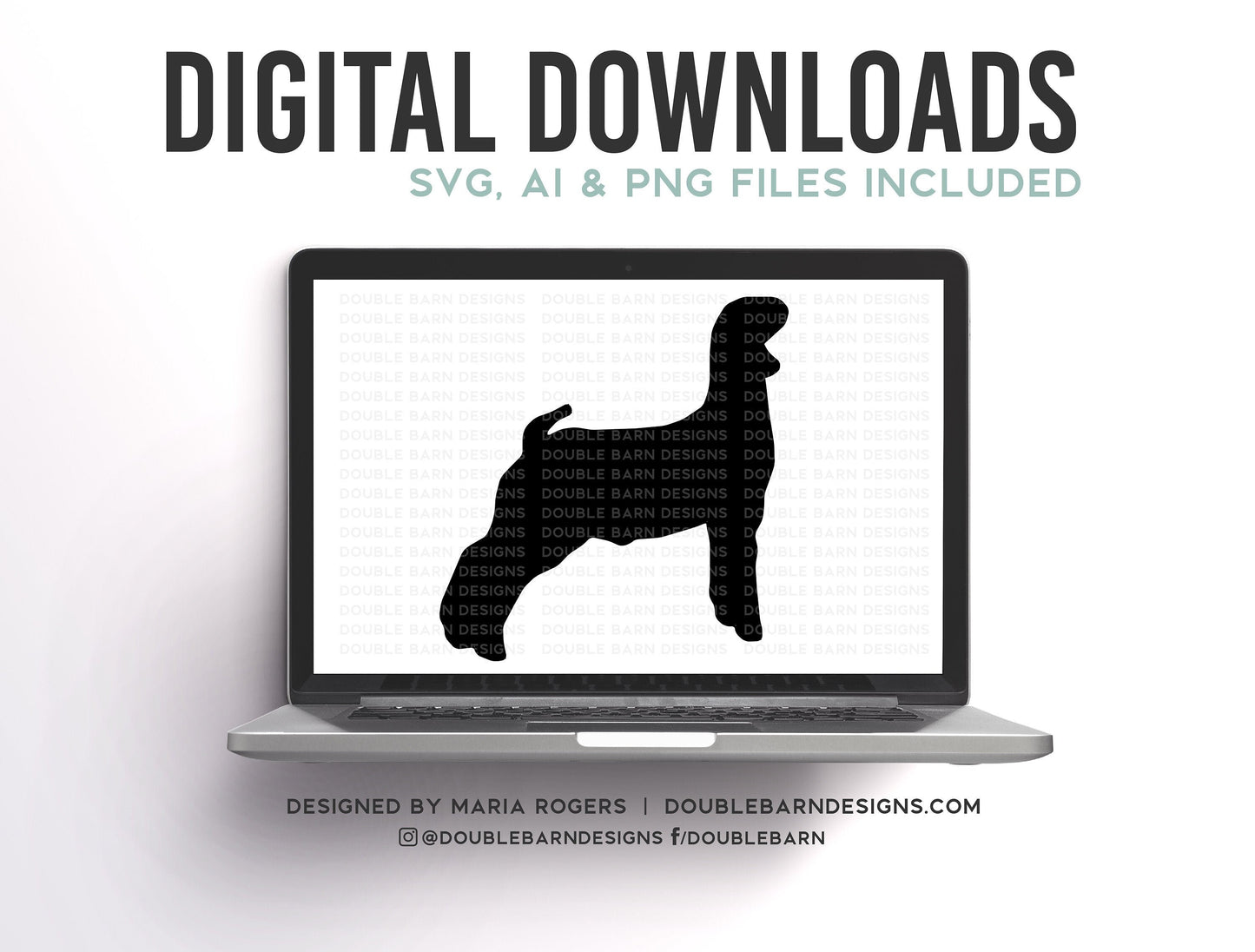 Market Goat Silhouette Digital Download