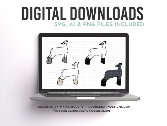 Show Lamb Breeds | Digital Downloads - SVG, PNG, Ai Files | Commercial License