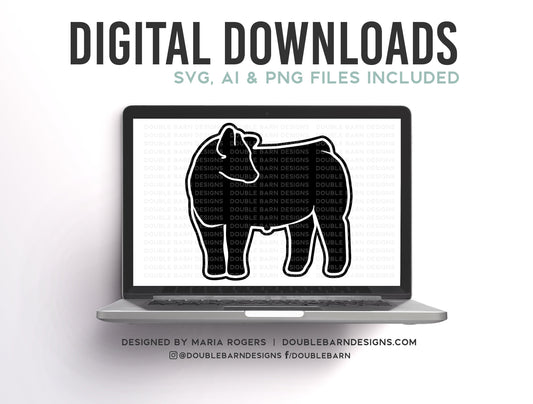 Turned Show Steer Digital Download