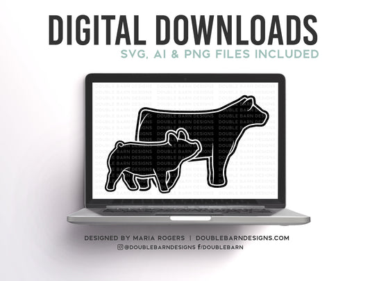 Market Lamb, Pig & Goat Digital Download