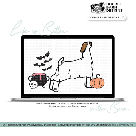 Halloween Show Goat Digital Download - PNG Ai SVG Files Included | Commercial Use