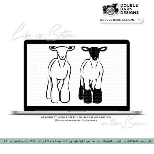 New Forward Show Lamb Design 2023 | Show Lamb - SVG - PNG - AI
