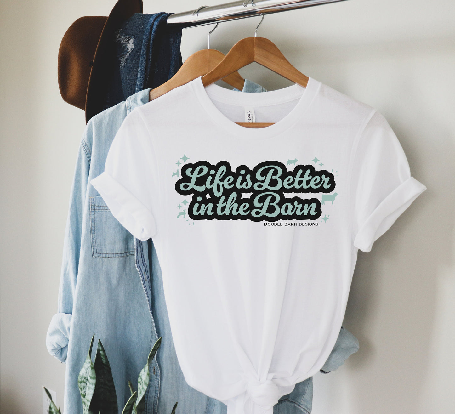 Stock Show Tee Shirt Sublimation Design | Life is Better in the Barn - PNG Files Included | Commercial Use