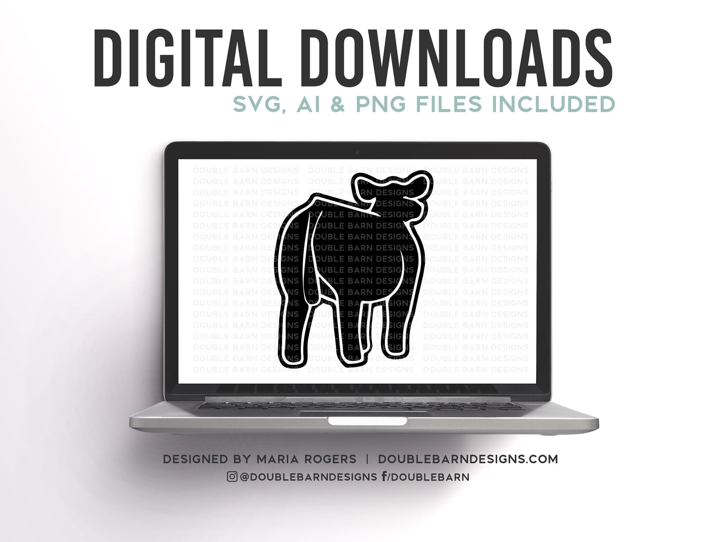 Rear View Show Steer Digital Download SVG