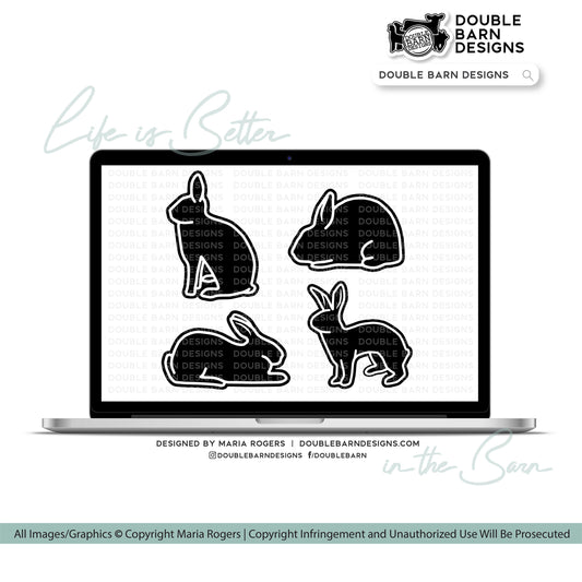 The Ultimate Show Rabbit Graphic Set - PNG - SVG - Ai