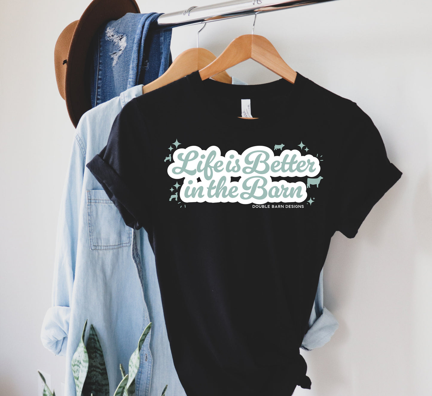 Stock Show Tee Shirt Sublimation Design | Life is Better in the Barn - PNG Files Included | Commercial Use
