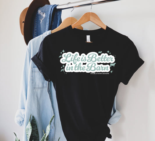 Stock Show Tee Shirt Sublimation Design | Life is Better in the Barn - PNG Files Included | Commercial Use