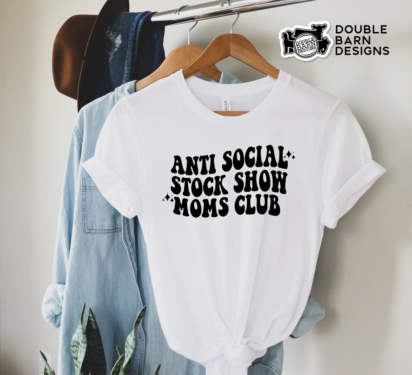 Anti Social Stock Show Moms Club Tee Shirt Vinyl or Sublimation Design - PNG Files Included | Commercial Use